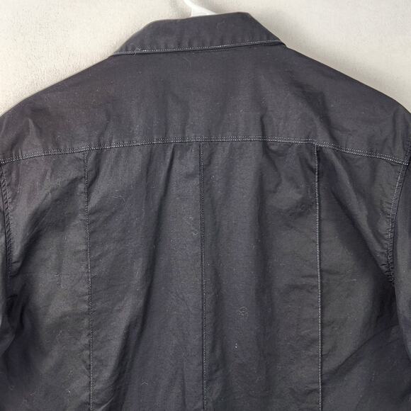 7 Diamonds Stretch Cotton Chocolate Brown Shirt Sleeve Button Up Shirt SZ XL EUC - Picture 8 of 15